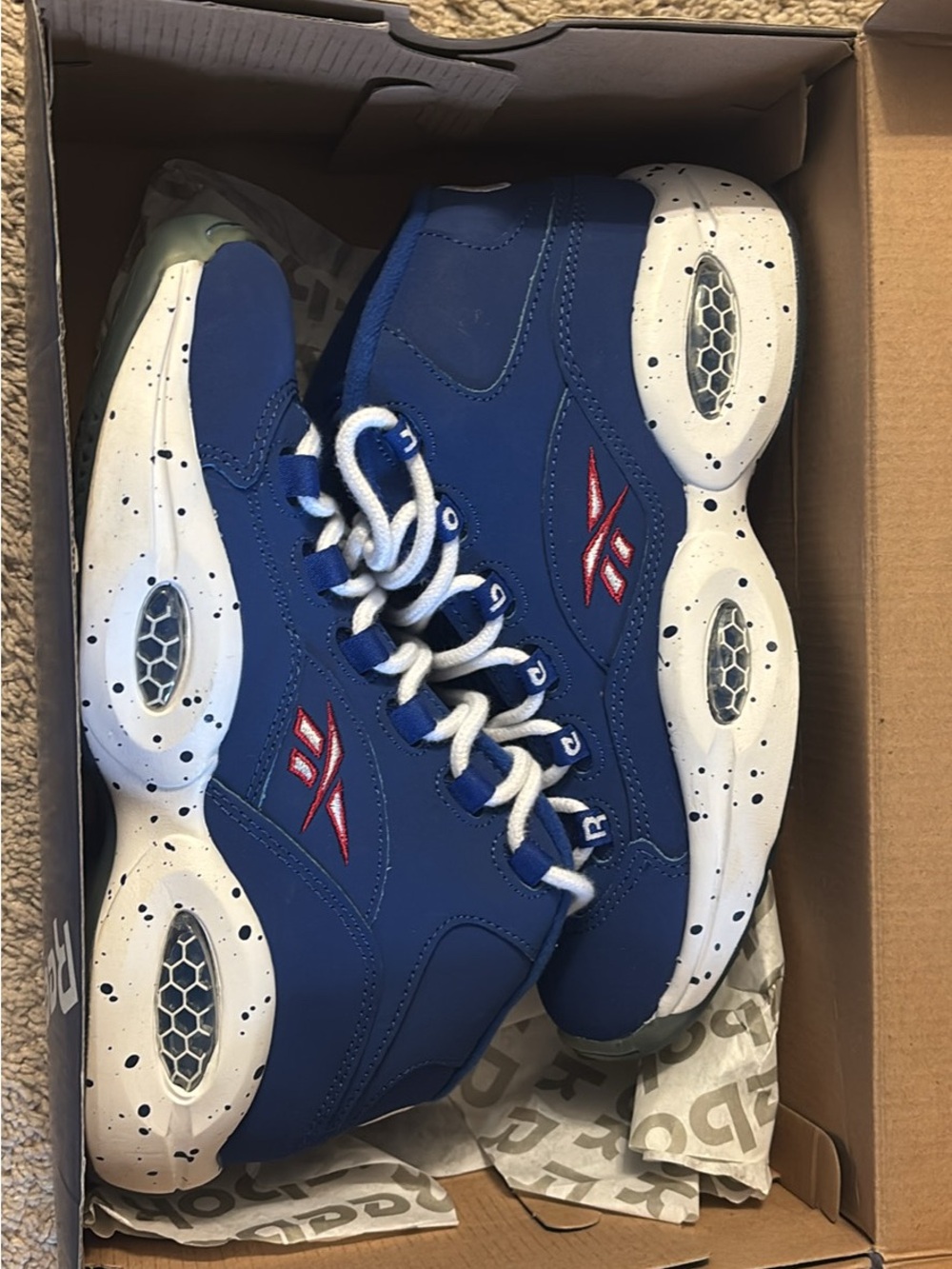 REEBOK QUESTION MID '#1 DRAFT PICK' SZ 6